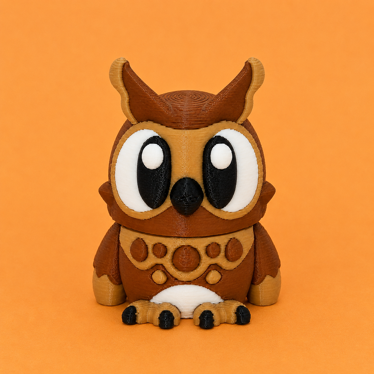 Mini Flexi Búho | Llavero articulado 3D