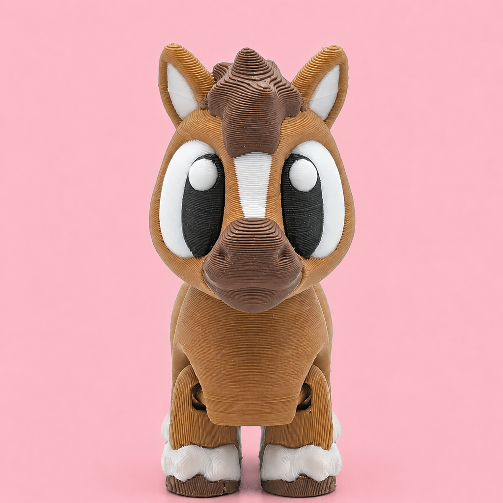 Mini Flexi Caballo | Llavero articulado 3D