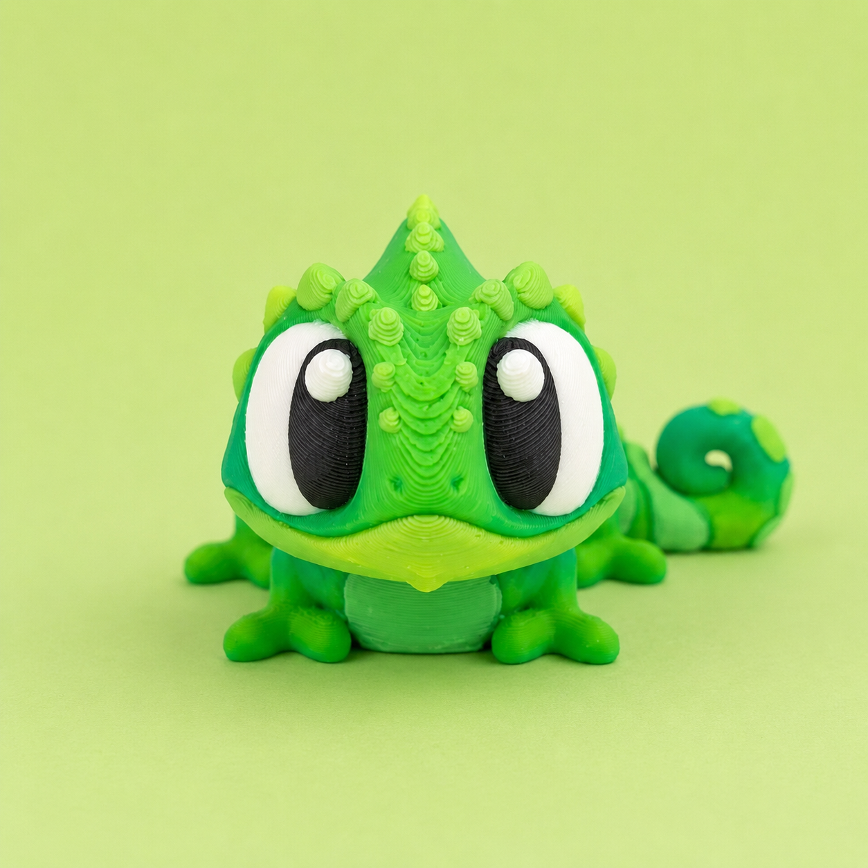 Mini Flexi Camaleón | Llavero articulado 3D