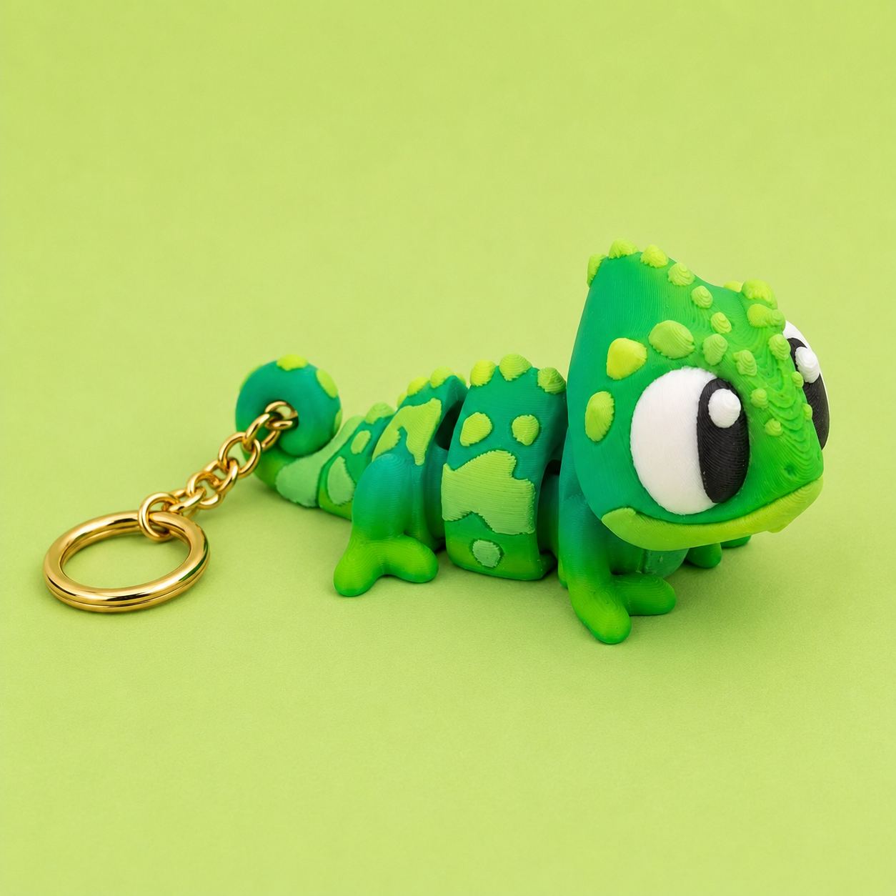 Mini Flexi Camaleón | Llavero articulado 3D
