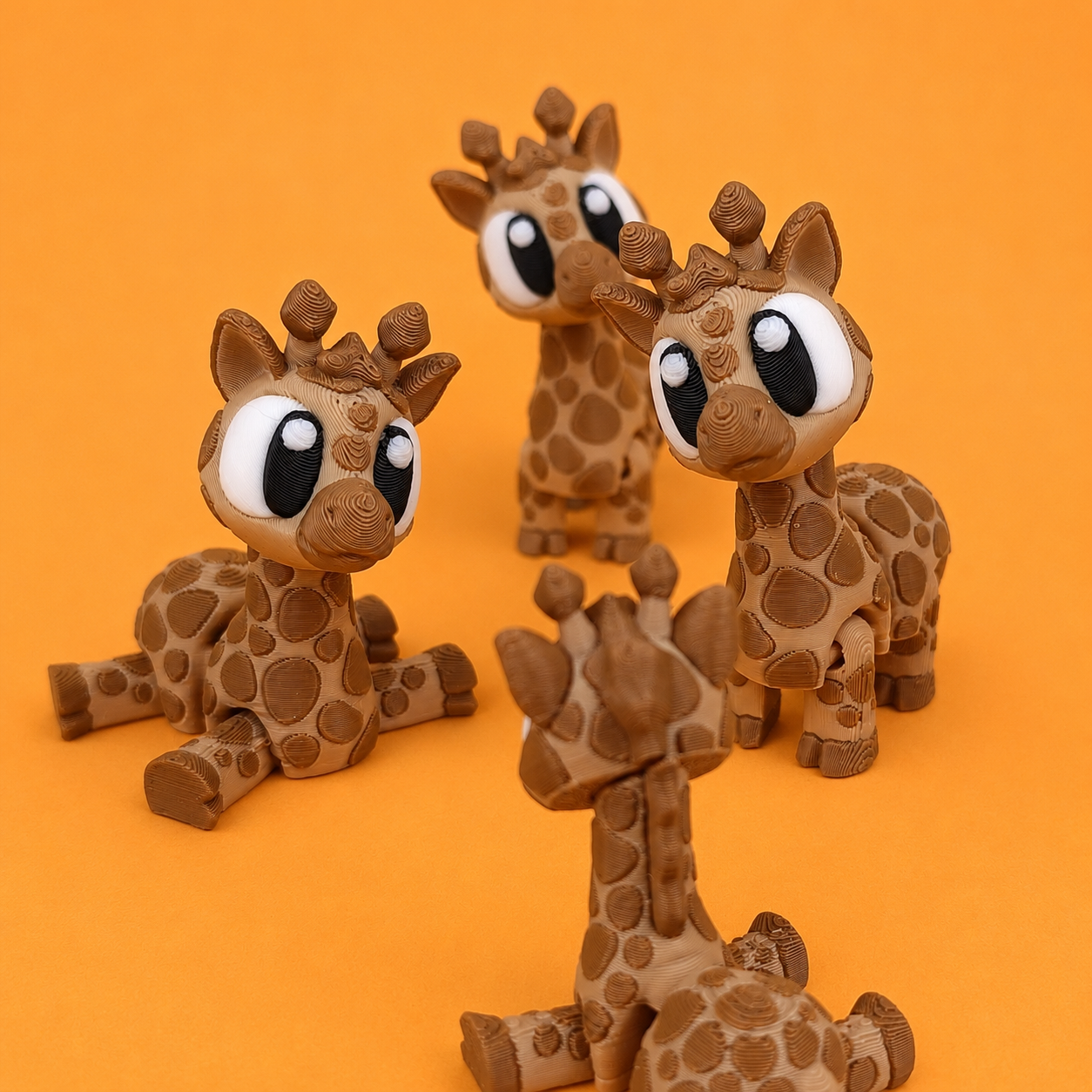 Mini Flexi Girafa | Llavero articulado 3D