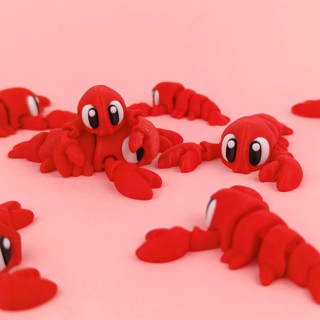 Mini Flexi Langosta | Llavero articulado 3D