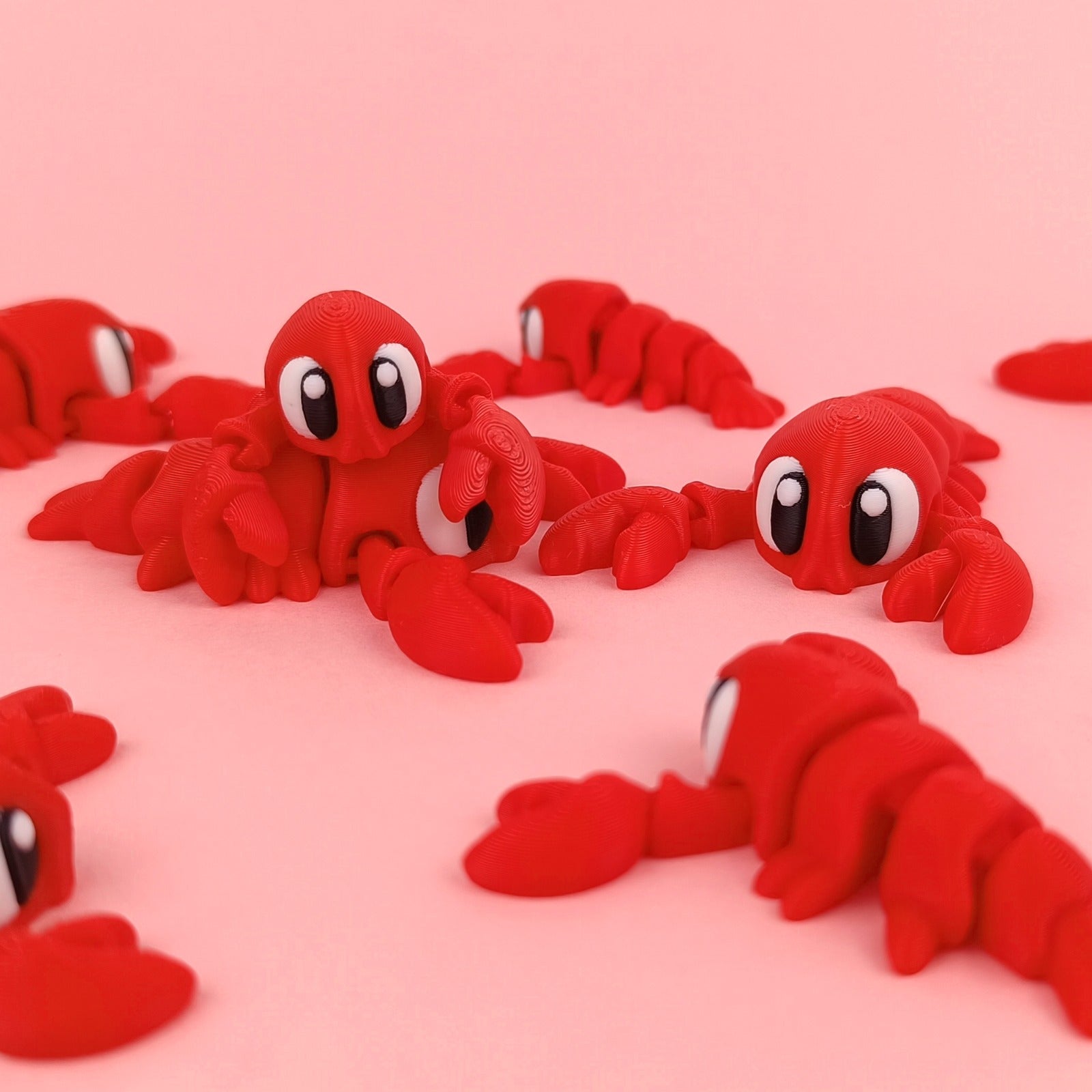 Mini Flexi Langosta | Llavero articulado 3D
