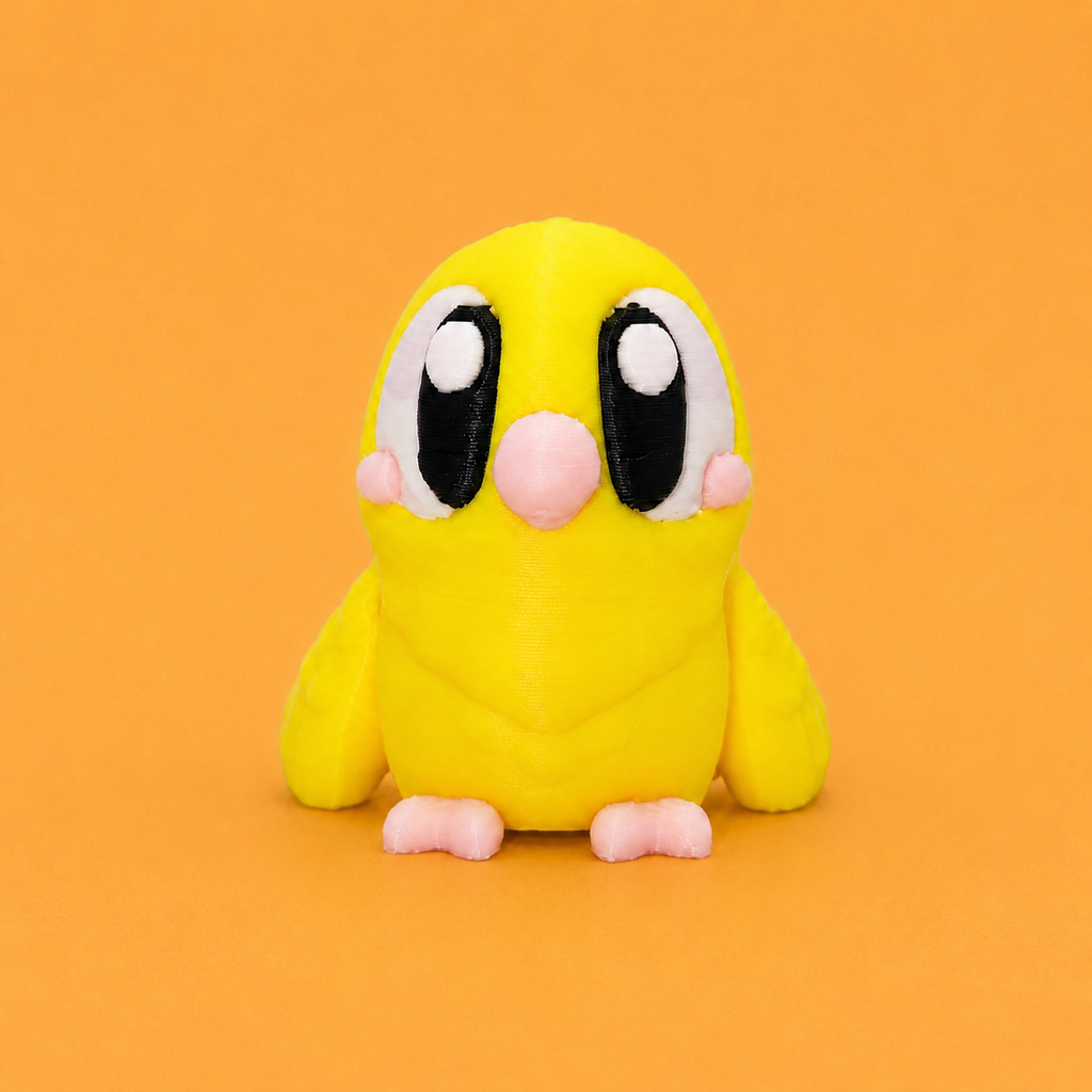 Mini Flexi Pájaro | Llavero articulado 3D