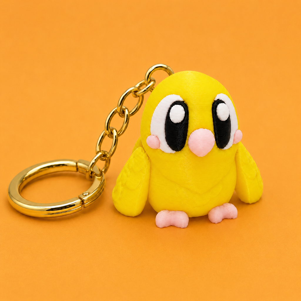 Mini Flexi Pájaro | Llavero articulado 3D