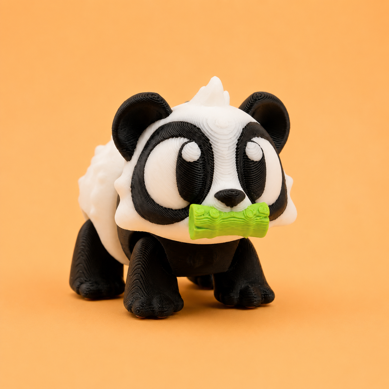 Mini Flexi Oso Panda | Llavero articulado 3D