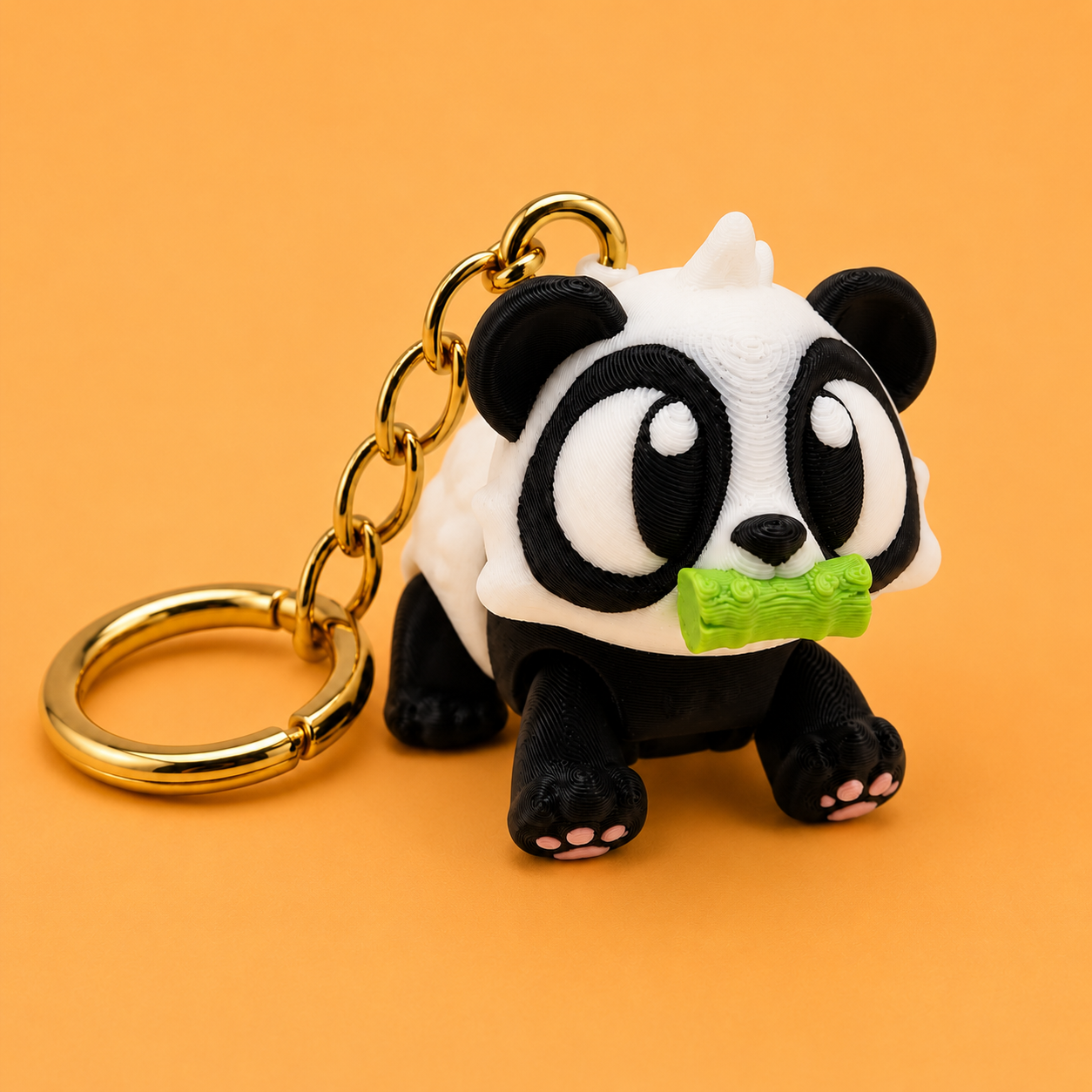Mini Flexi Oso Panda | Llavero articulado 3D