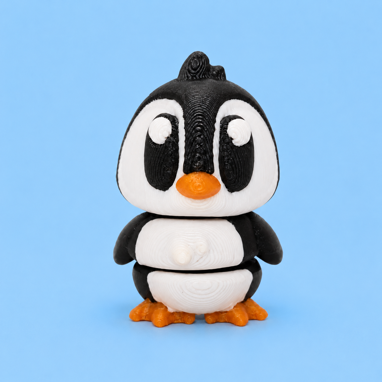 Mini Flexi Pingüino | Llavero articulado 3D