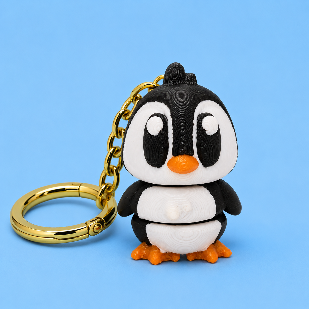 Mini Flexi Pingüino | Llavero articulado 3D