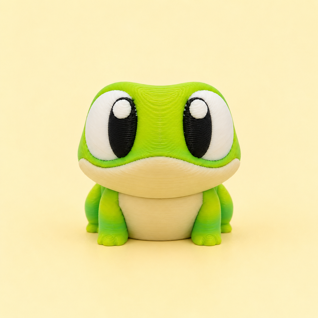 Mini Flexi Rana | Llavero articulado 3D