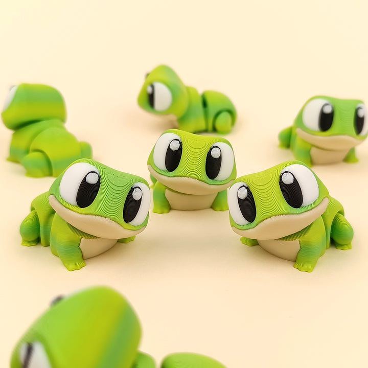 Mini Flexi Rana | Llavero articulado 3D