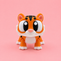 Mini Flexi Tigre | Llavero articulado 3D