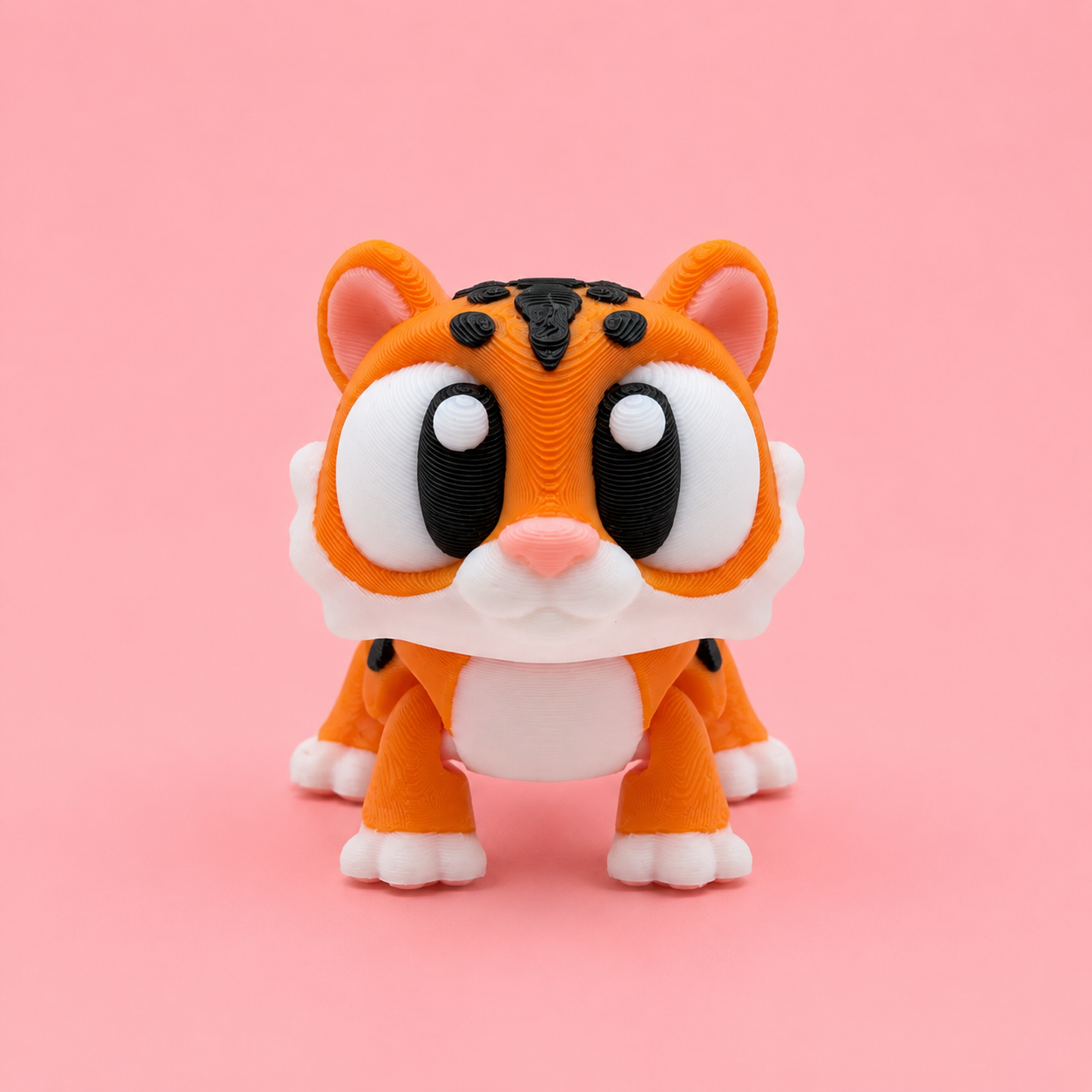 Mini Flexi Tigre | Llavero articulado 3D
