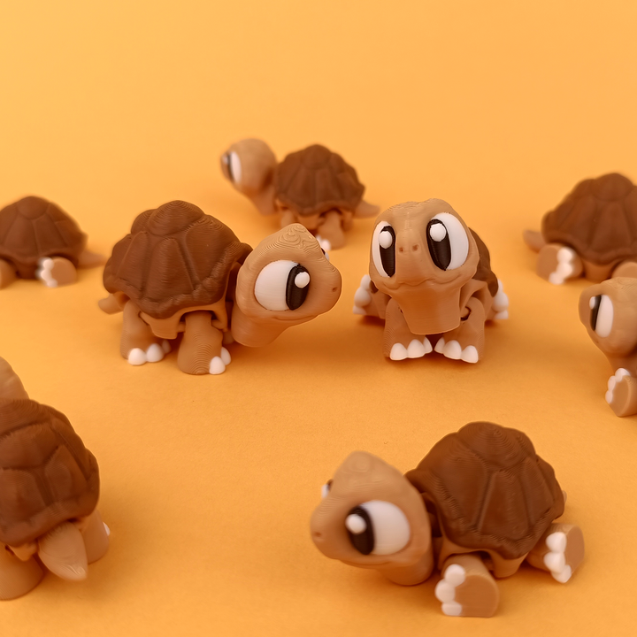 Mini Flexi Tortuga | Llavero articulado 3D