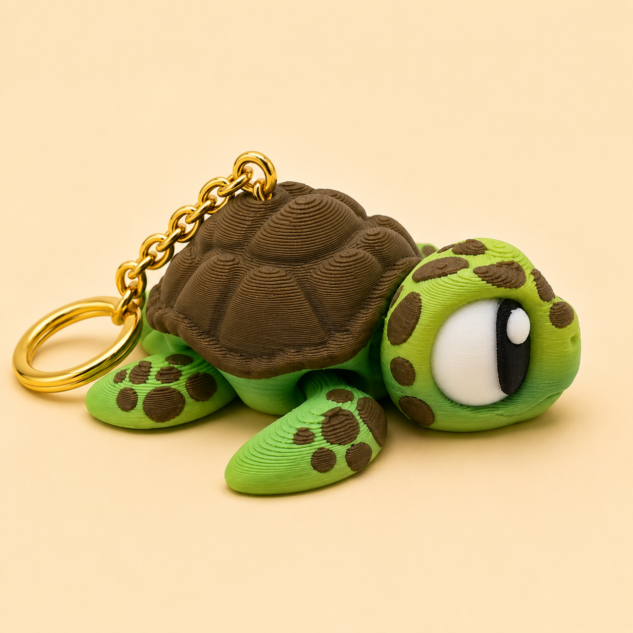 Mini Flexi Tortuga Marina | Llavero articulado 3D