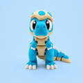Mini Flexi Baby T-Rex | Llavero articulado 3D