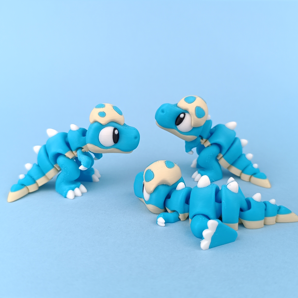 Mini Flexi Baby T-Rex | Llavero articulado 3D