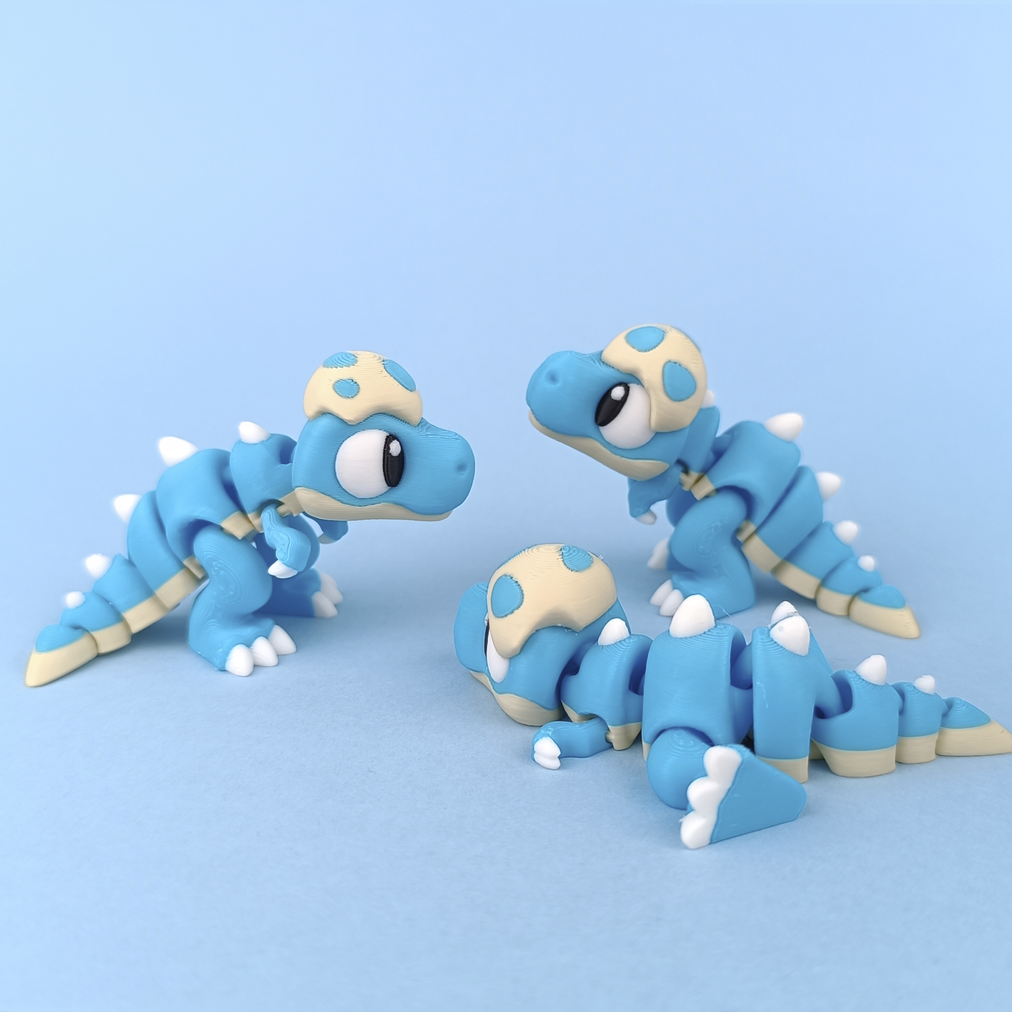Mini Flexi Baby T-Rex | Llavero articulado 3D
