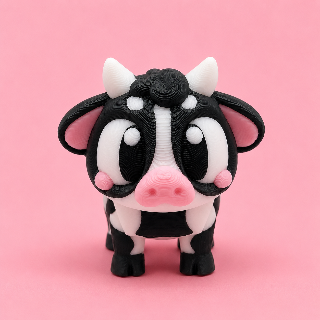 Mini Flexi Vaca | Llavero articulado 3D